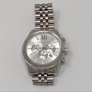 Michael Kors silver men’s chronograph watch